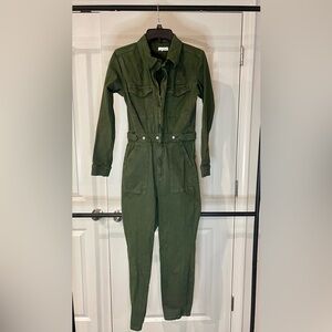 Good American Dark Green Jumpsuit
